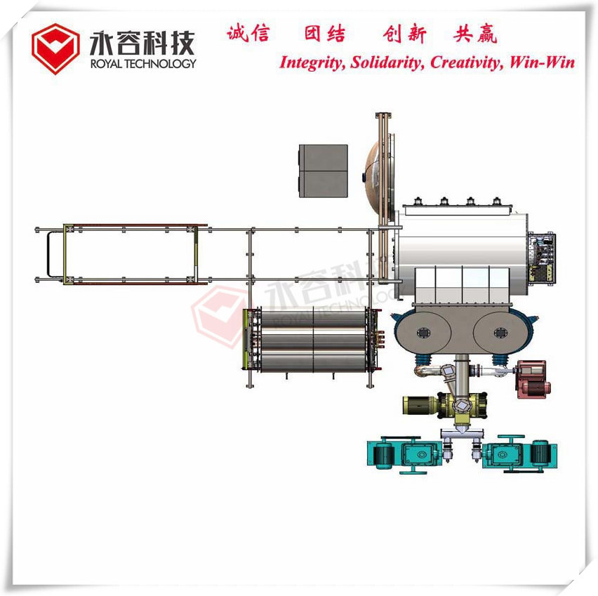 Horizontal Type ABS Aluminum Metalizing Machine, Tungsten Filament Resistant Thermal Evaporation Machine