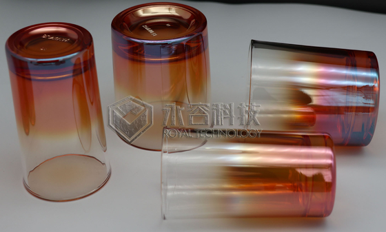 Amber Color Glass Products PVD Coating Machine Arc Vaporation Plating Machine σε γυάλινες χάντρες