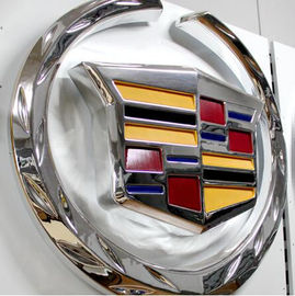 Ακρυλική PVD μηχανή επιμετάλλωσης χρωμίου κενή για το ελαφρύ λογότυπο αυτοκινήτων των φορητών οδηγήσεων Frontlit ακρυλικών