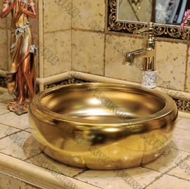 Κεραμικός εξοπλισμός επιστρώματος τουαλετών χρυσός, χρυσή μηχανή επένδυσης λεκανών κασσίτερου
