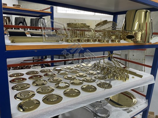 ZrN Zirconium Nitride PVD Gold Coating Machine Καθοδικό τόξο Για ZrN