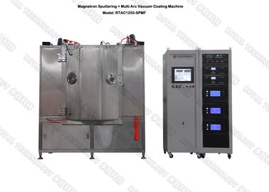 Καλή τιμή. Magnetron MF ψεκάζοντας μηχανή επιστρώματος, MF που ψεκάζει τις μαύρες εγκαταστάσεις επιστρώματος ταινιών, μαυριδερό TiCN, κενό Coater ταινιών κέντρου ανίχνευσης και ελέγχου σε απευθείας σύνδεση