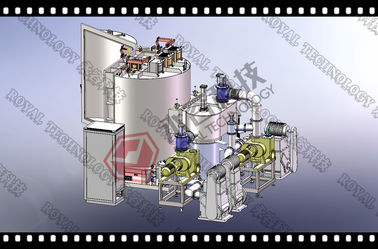 Ακρυλική PVD μηχανή επιμετάλλωσης χρωμίου κενή, αργιλίου κενή επιχρωμίωση λογότυπων Metallizer αυτοκίνητη