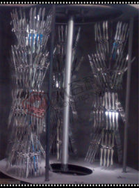 Πλαστική μηχανή Metalizing μαχαιροπήρουνων κενή για το μίας χρήσης πλαστικά κουτάλι/το δίκρανο
