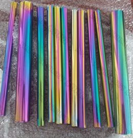 Ουράνιο τόξο PVD που καλύπτει τα διακοσμητικά χρώματα που ντύνουν την υπηρεσία, κενά επιστρώματα γυαλικών Shisha
