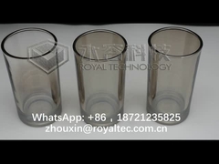 Επίστρωμα χρώματος κονιάκ PVD στα γυαλικά