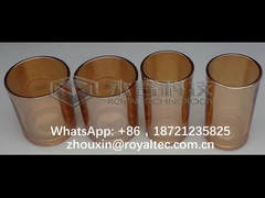 Σκοτεινό ηλέκτρινο χρώμα στα γυαλικά